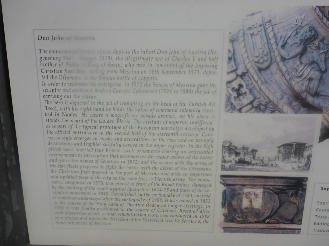 Monumento a Don Giovanni d'Austria-墨西拿必去景点