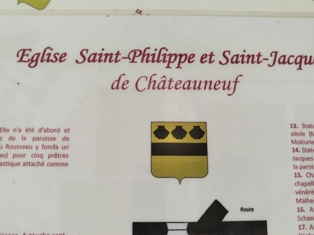 Eglise Saint-Jacques et Saint-Philippe-Chateauneuf必去景点