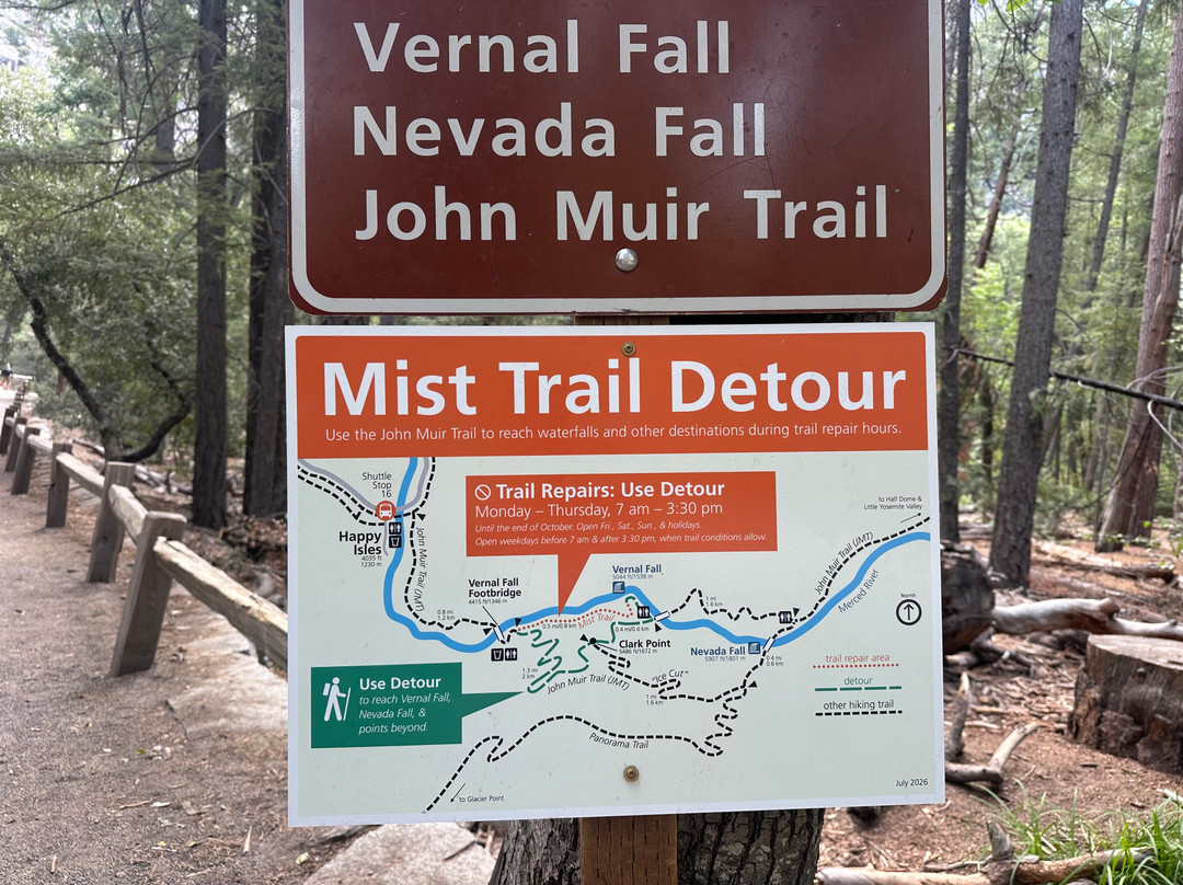 Vernal Fall-优胜美地国家公园必去景点