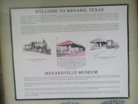 Menardville Museum Train Depot-Menard必去景点