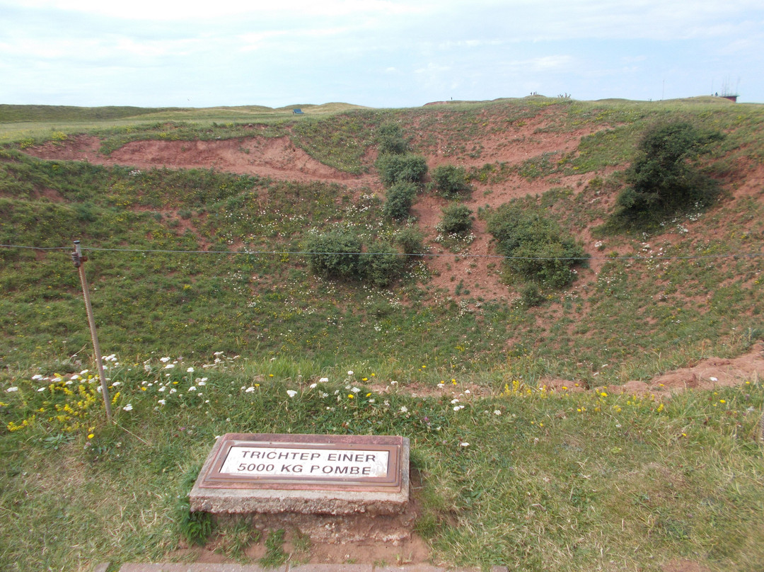Trichter Einer 5000 Kg Bombe