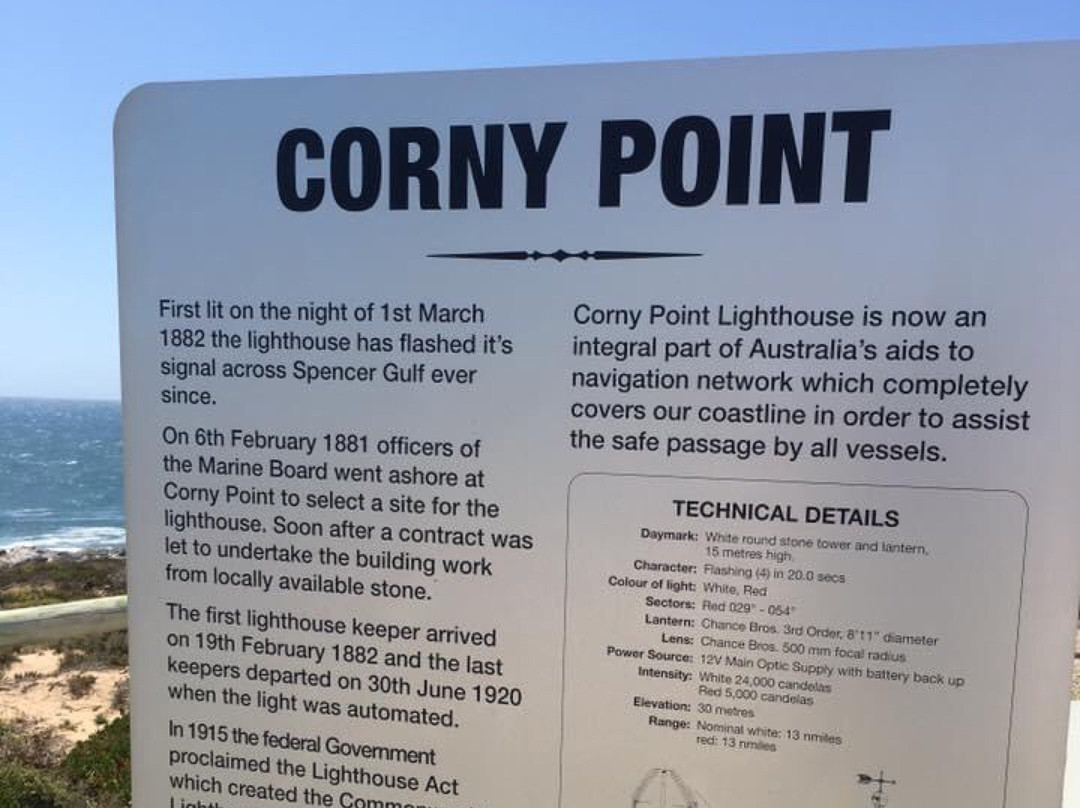 Corny Point Lighthouse-Corny Point必去景点