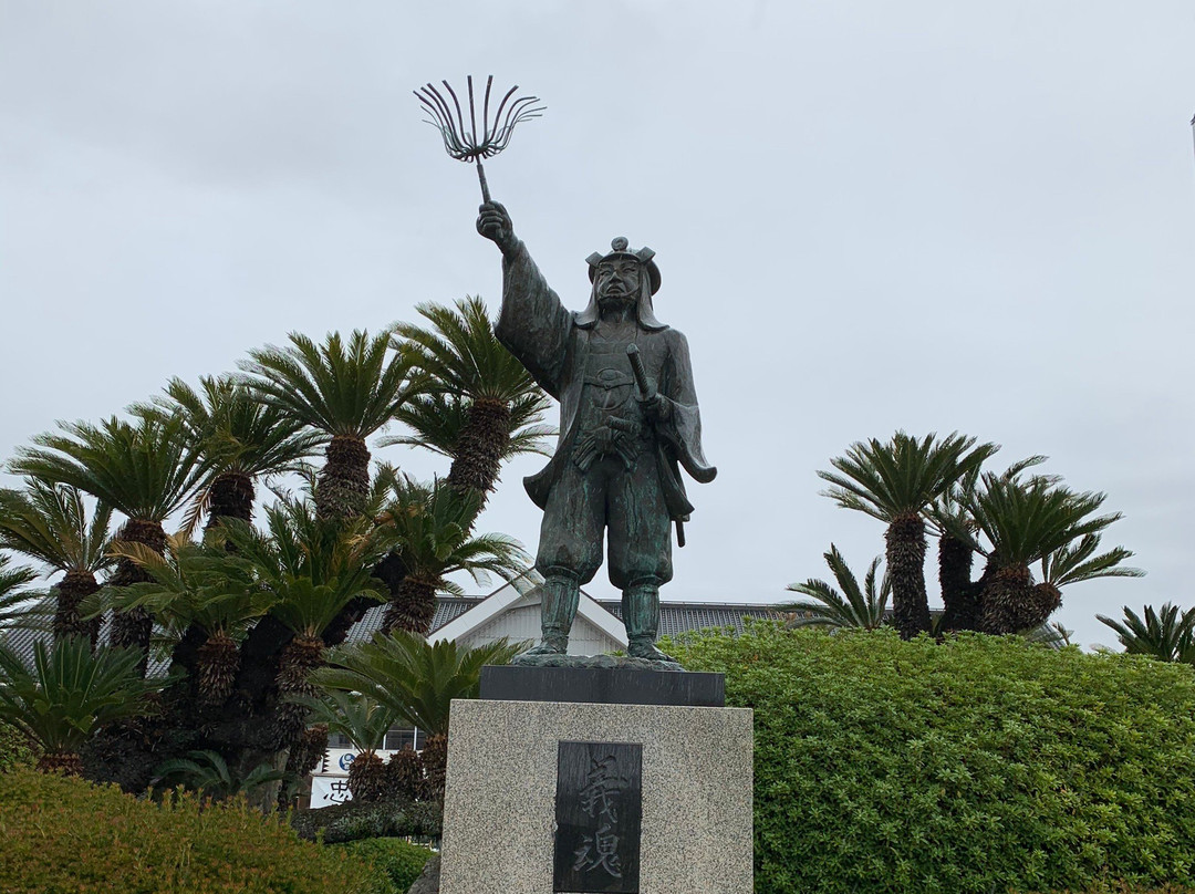 Kuranosuke Oishi Statue-赤穗市必去景点