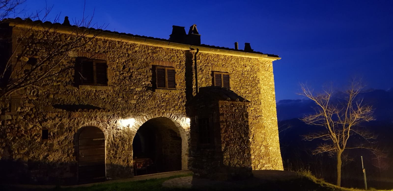 Agriturismo Il Castello di Catabbiaccio-浴室