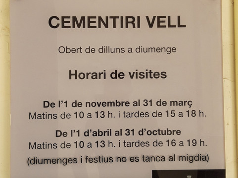 Cementiri Vell d'Igualada-伊瓜拉达必去景点