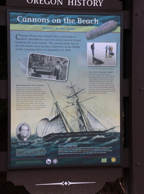 Arch Cape Carronade Replica-坎农比奇必去景点