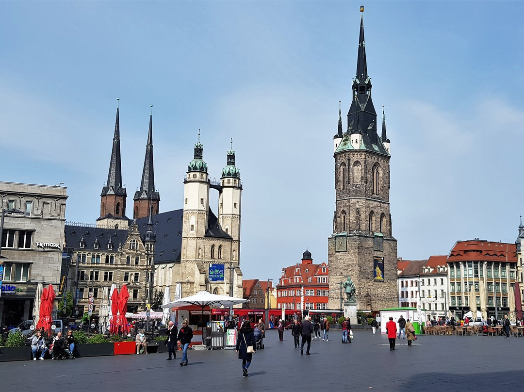 哈雷旅游景点-Roter Turm und Hausmanns Türme