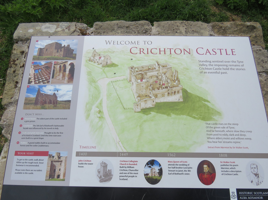 Chrichton Castle景点图片