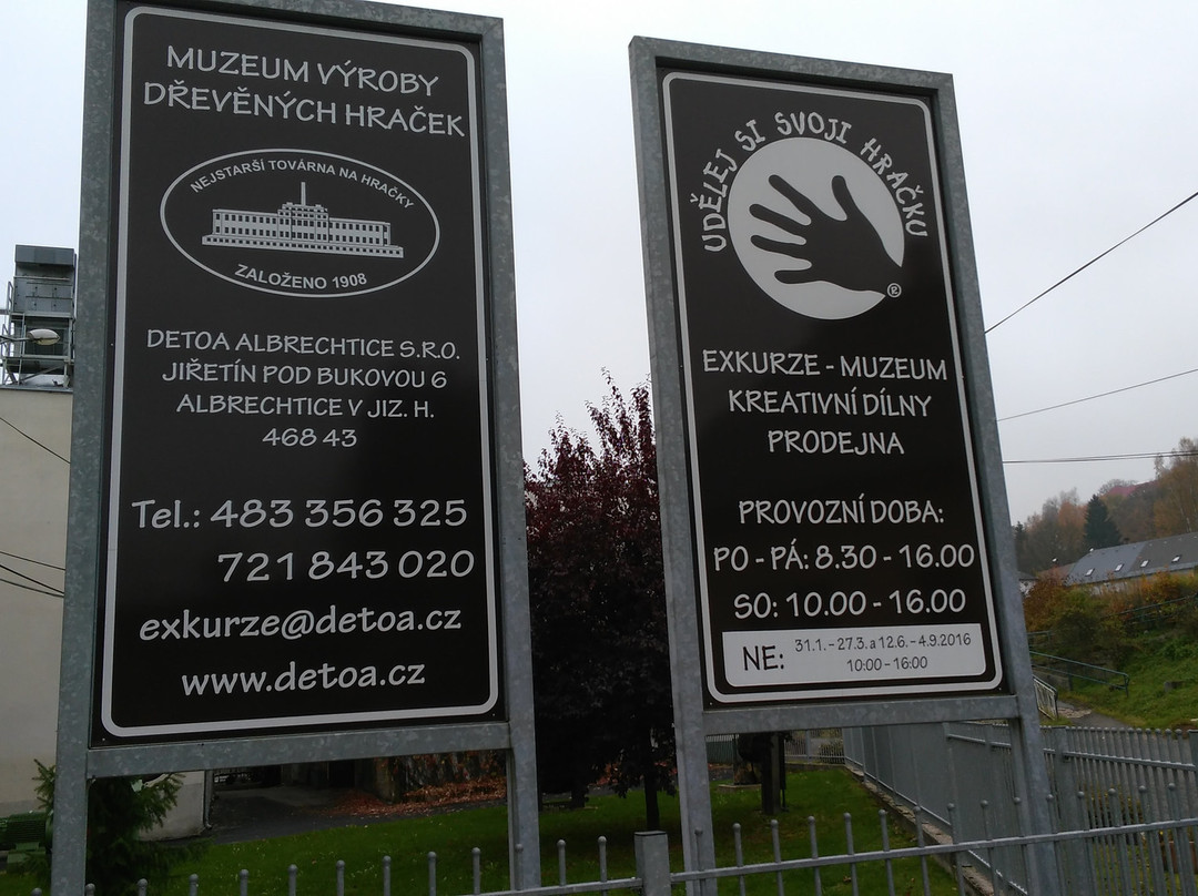 Muzeum výroby hraček-Albrechtice v Jizerských必去景点