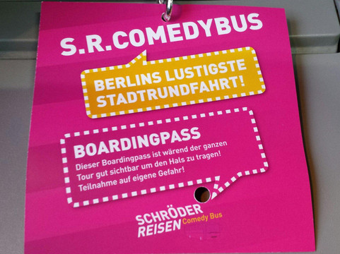 Schroder Reisen Comedy Bus-柏林必去景点
