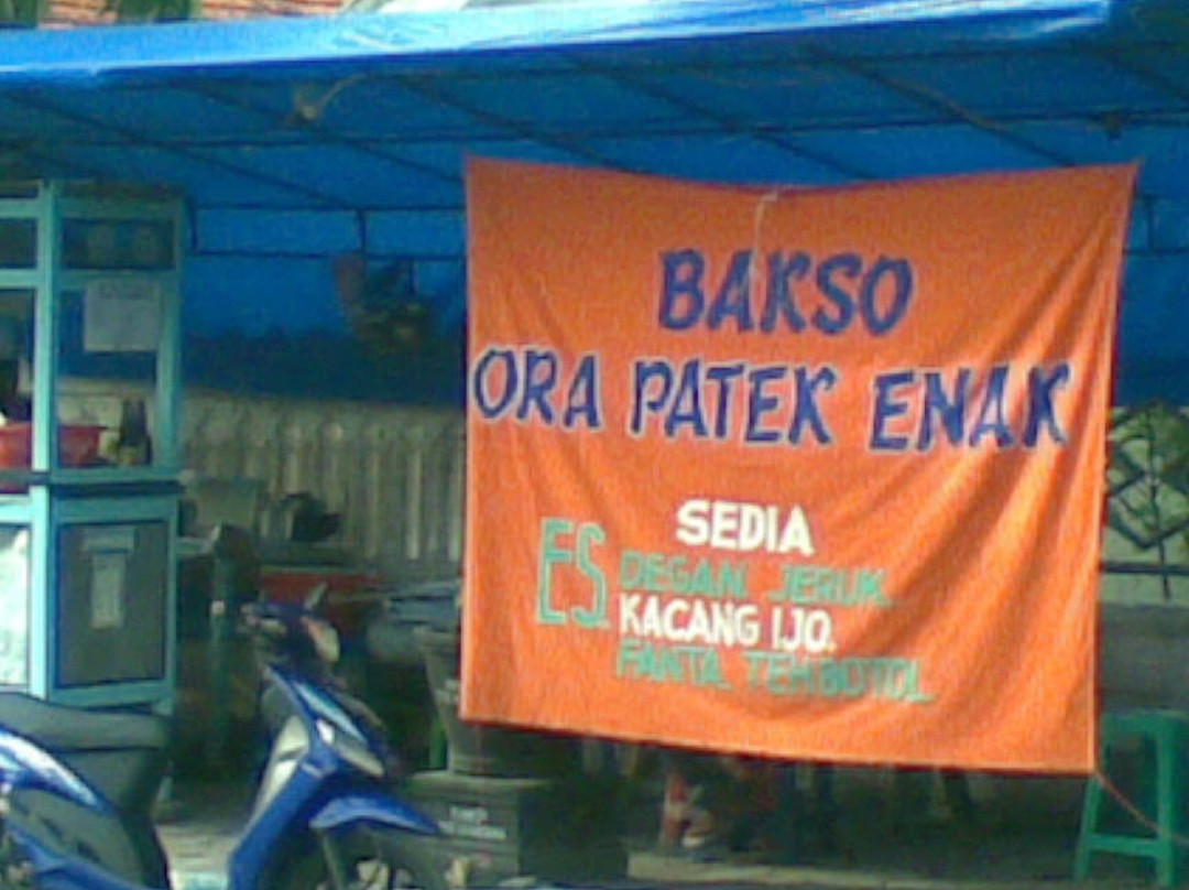 Warung Bakso Ora Patek Enak