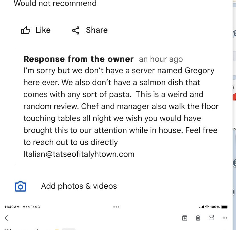 Taste of Italy ristorante