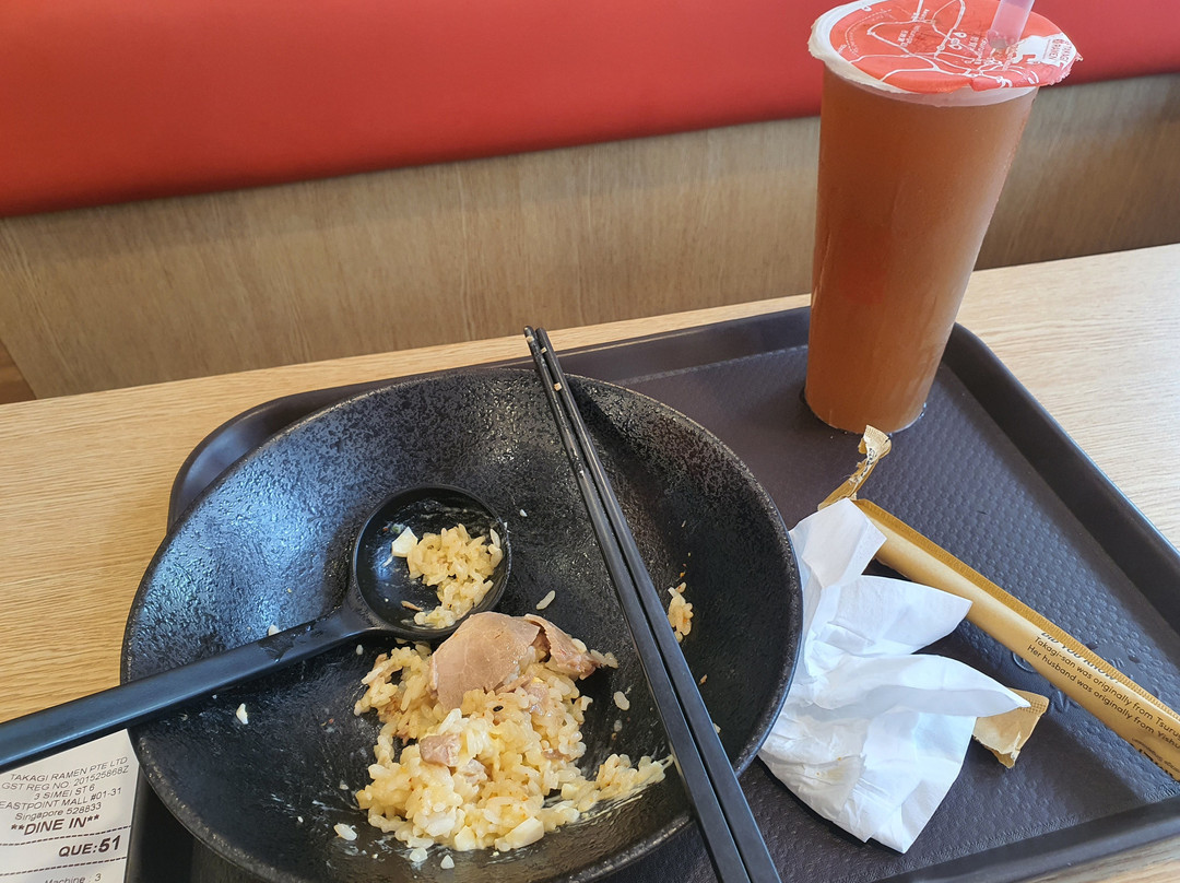 Takagi Ramen- EASTPOINT MALL (MRT EXIT A)