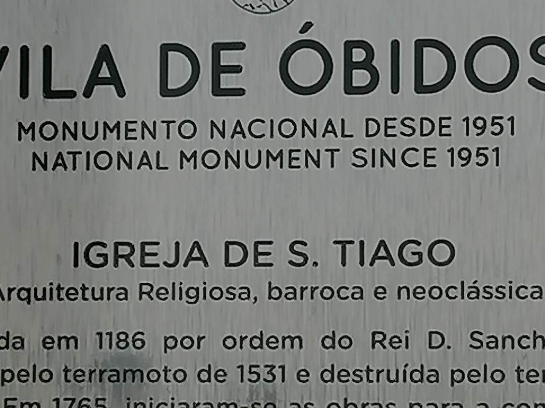 Sao Tiago Church-奥比都斯必去景点