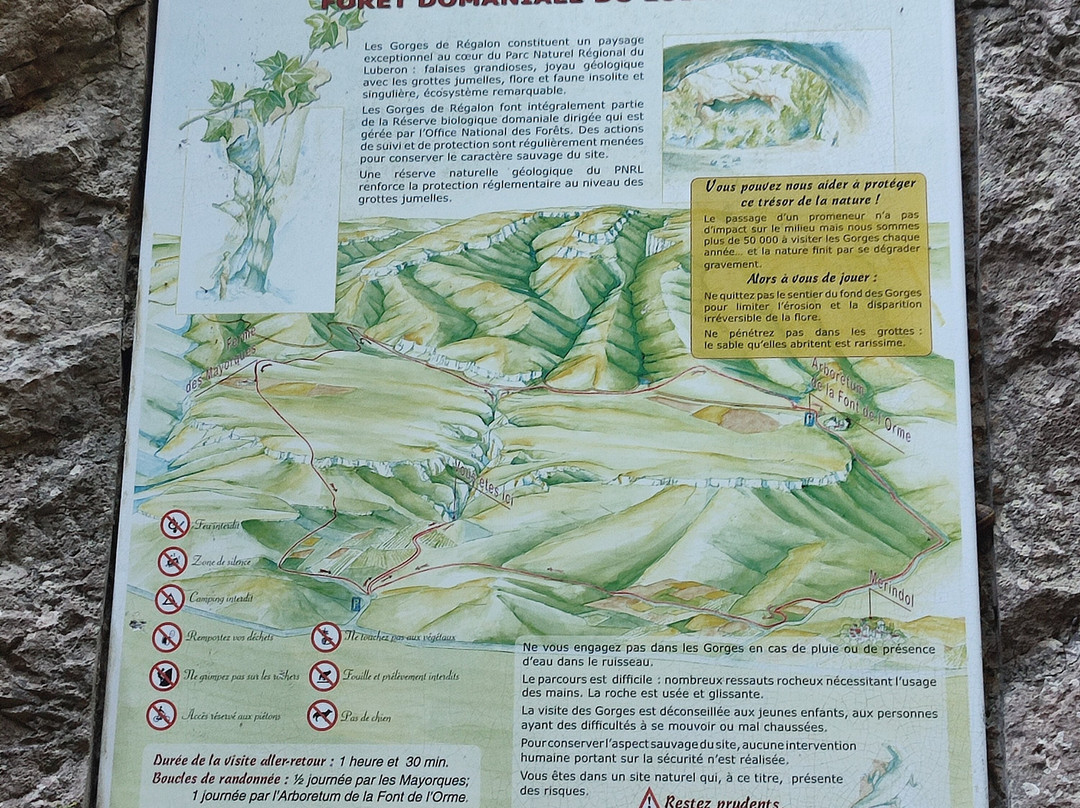 Les Gorges de Regalon-Merindol必去景点