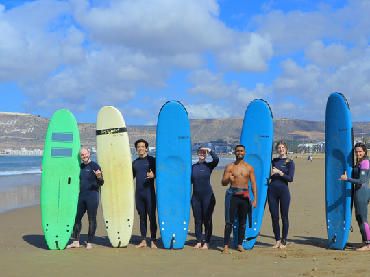 We surf agadir
