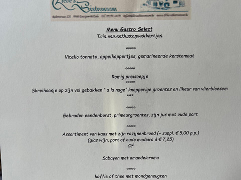 De Lieve's Bistronoom