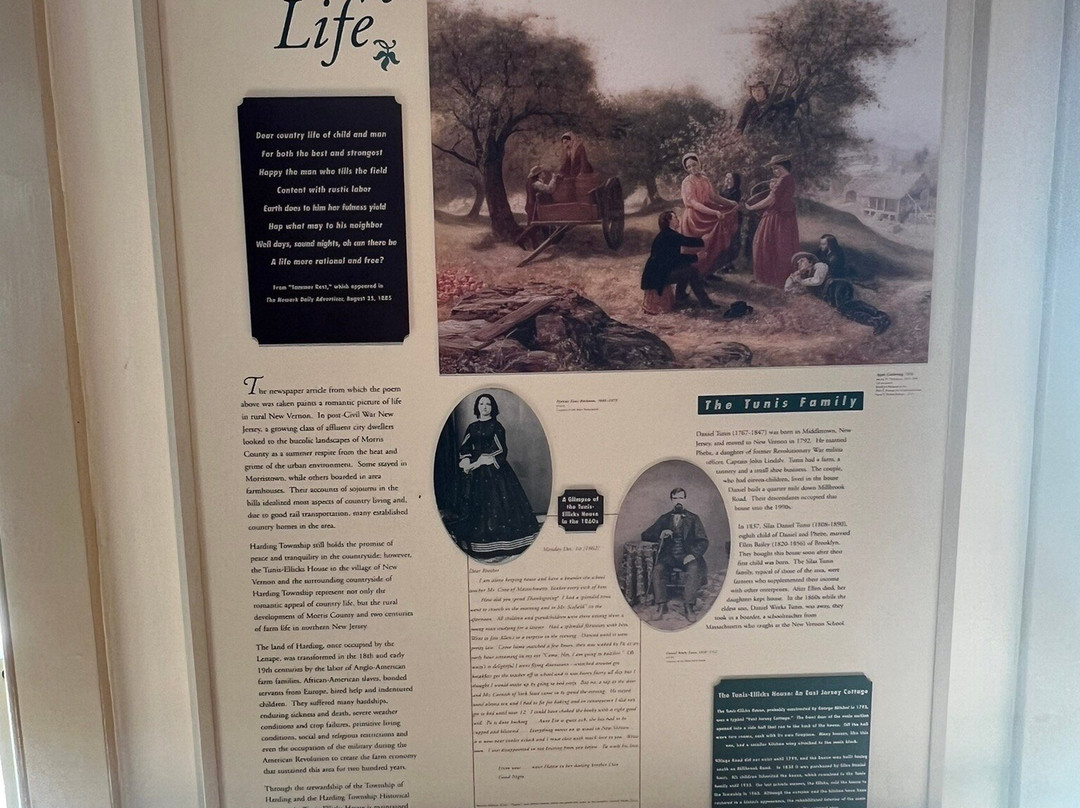 Tunis-ellicks House & Museum-New Vernon必去景点