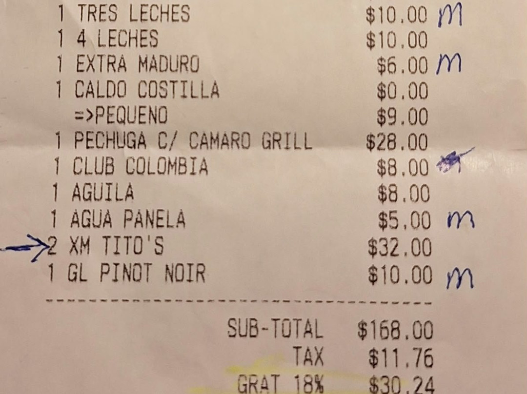 Aguardiente Colombian Steak House