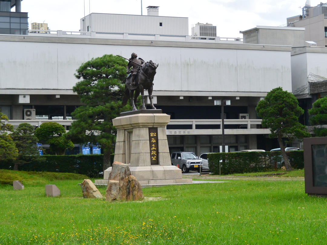 Horse-Riding Matsudaira Naomasa Statue-松江市必去景点