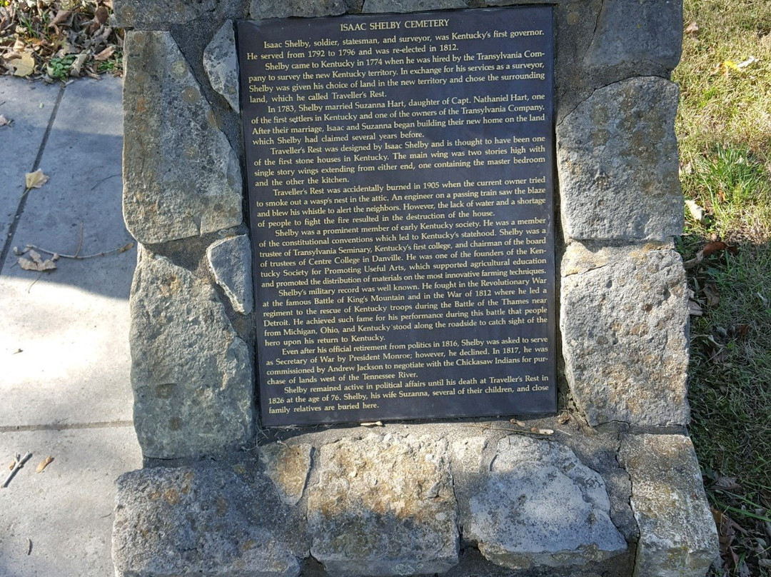 Isaac Shelby Cemetery State Historic Site景点图片