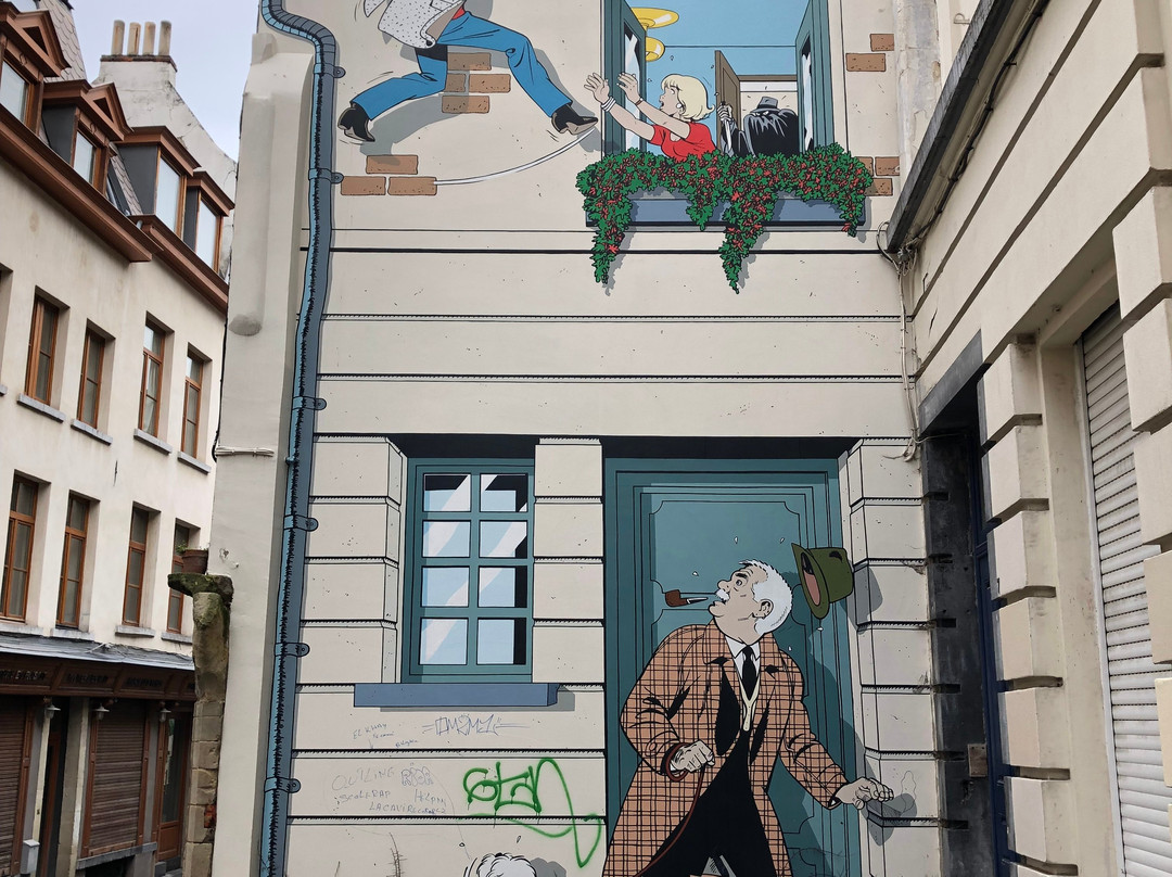 Tintin Mural Painting景点图片