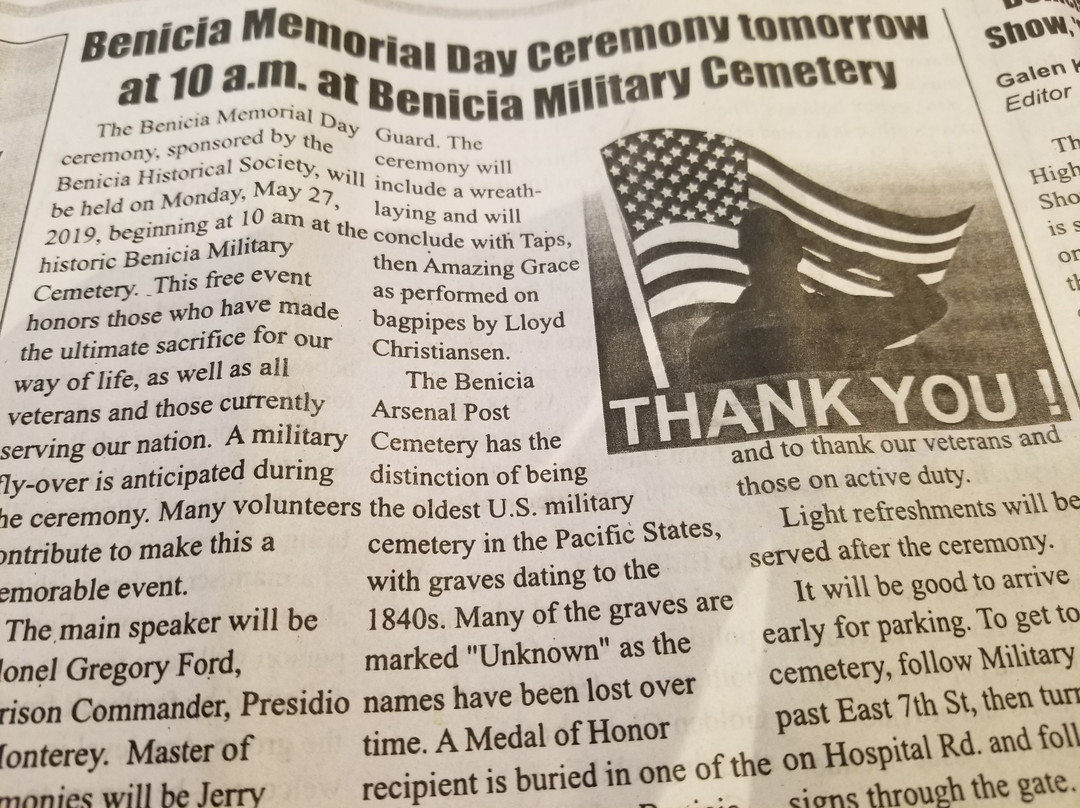 Benicia Arsenal Post Cemetery-贝尼西亚必去景点