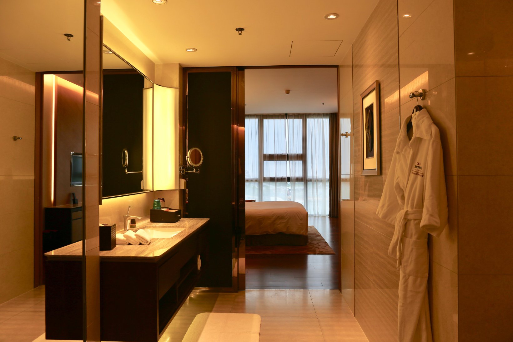 深圳欢乐海岸万豪行政公寓-浴室