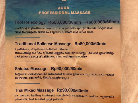 Aqua Professional Massage-沙努尔必去景点