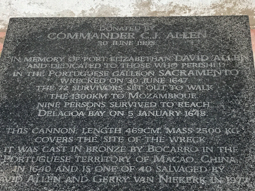 Sacremento Cannon-伊丽莎白港必去景点