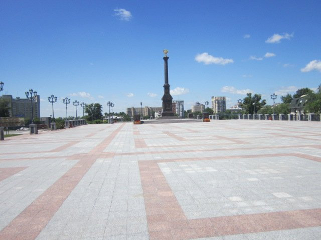 City of Military Glory Stela-哈巴罗夫斯克必去景点