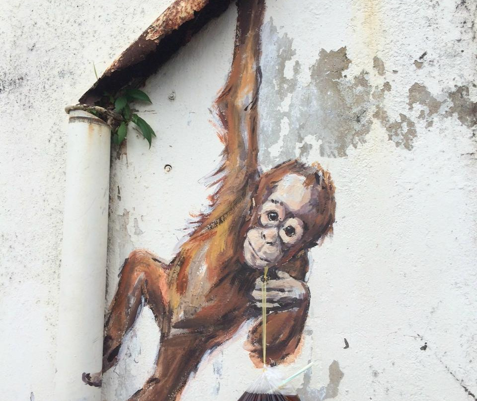 Orang Utan Murals-古晋必去景点