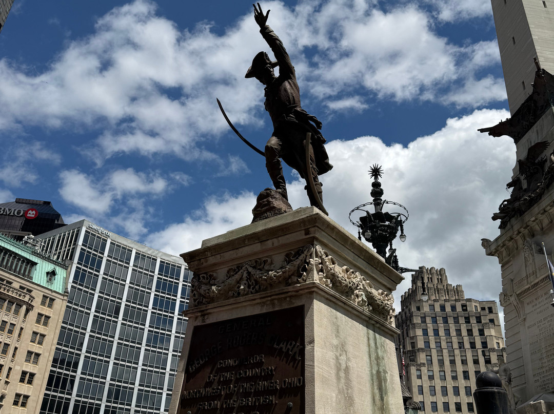 Monument Circle-印第安纳波利斯必去景点