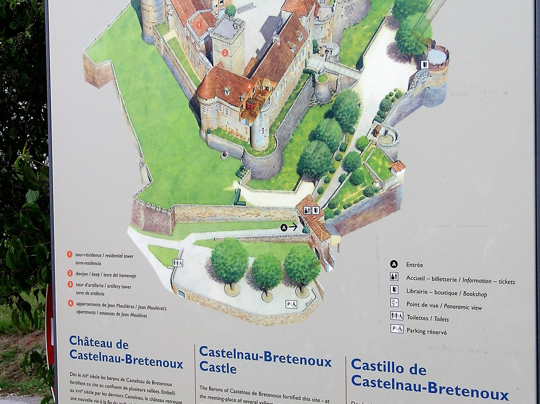 Chateau of Castelnau-Bretenoux-Prudhomat必去景点
