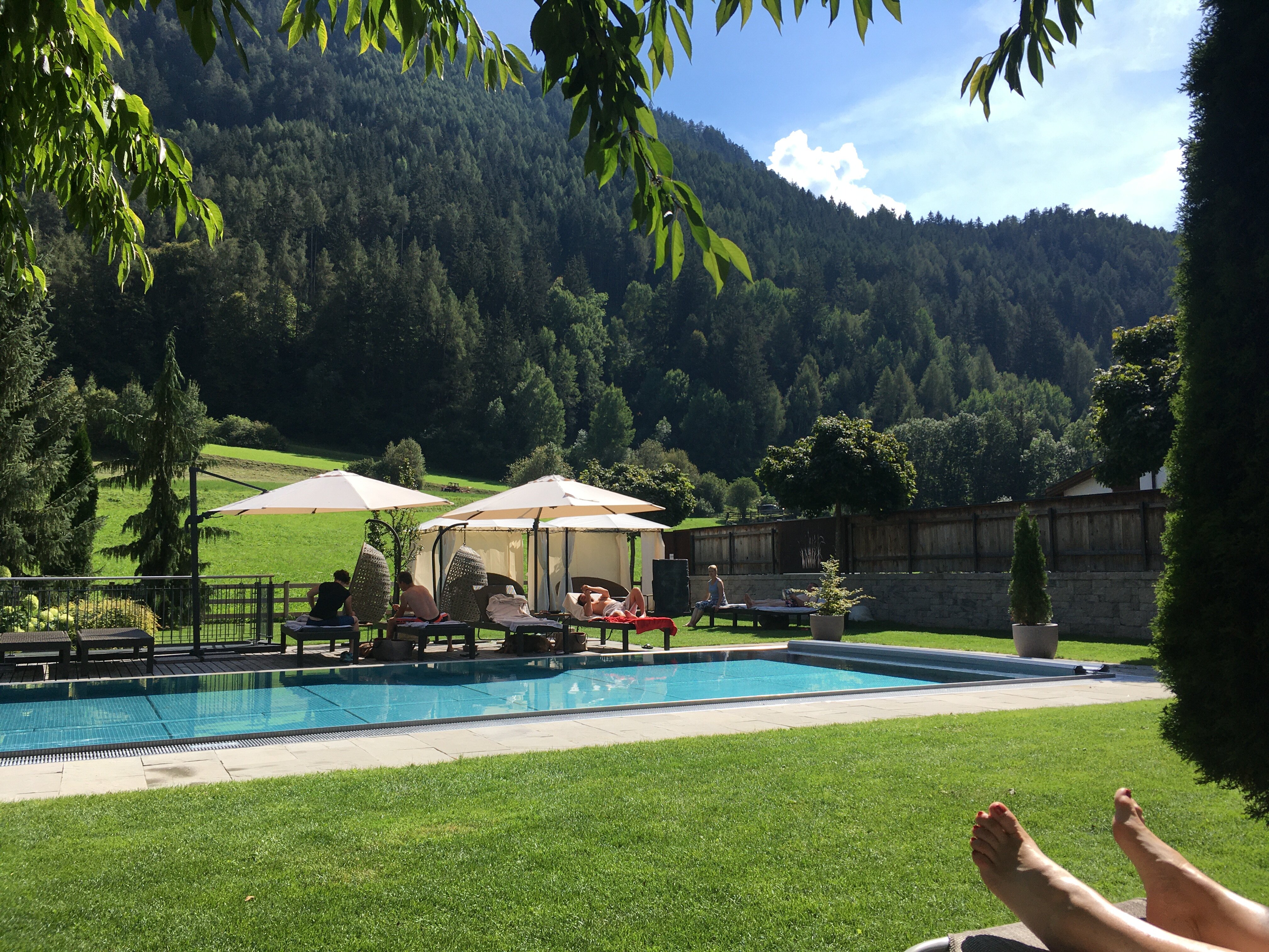 Hundehotel Riederhof-泳池