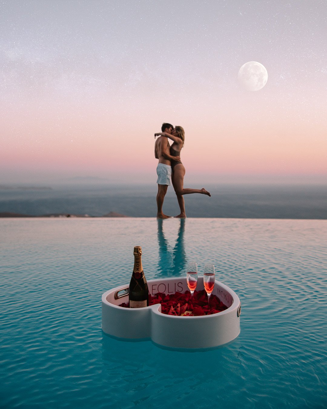 Aeolis Tinos Suites-泳池