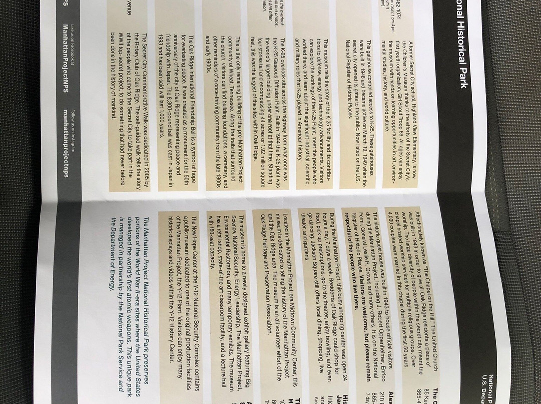 Manhattan Project National Historical Park-橡树岭必去景点