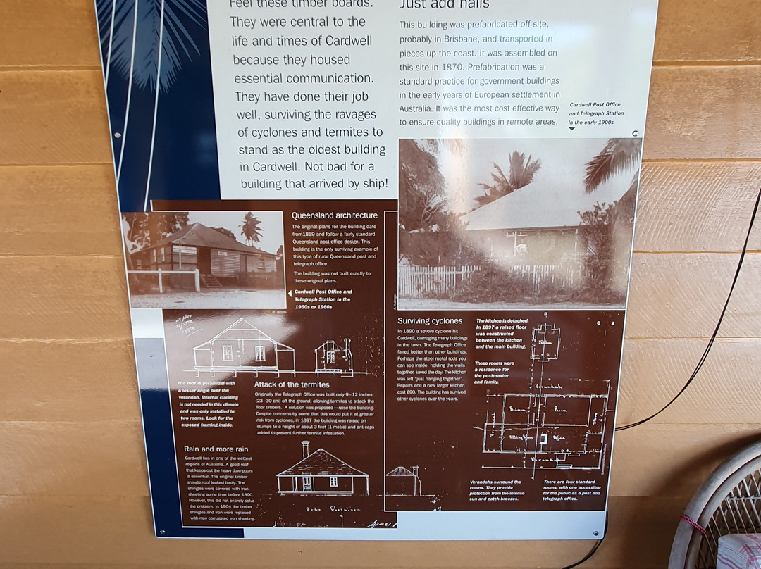 Historic Cardwell Post Office & Telegraph Station-卡德威尔必去景点