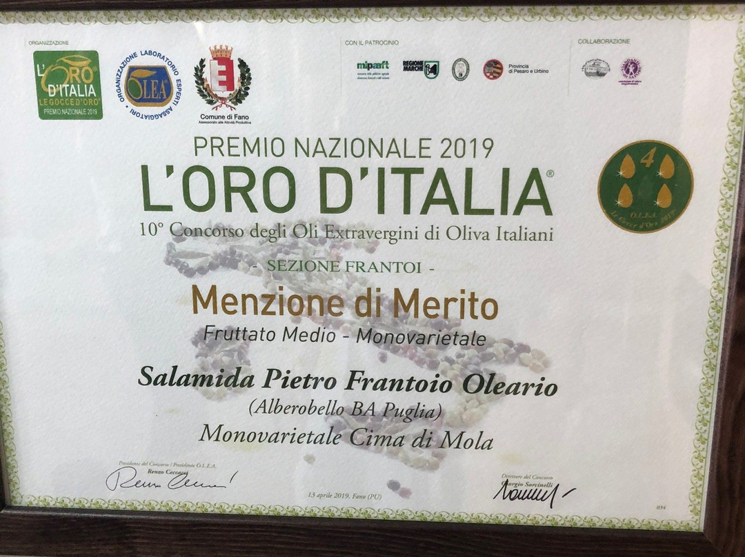 Oleificio Salamida-阿尔贝罗贝洛必去景点