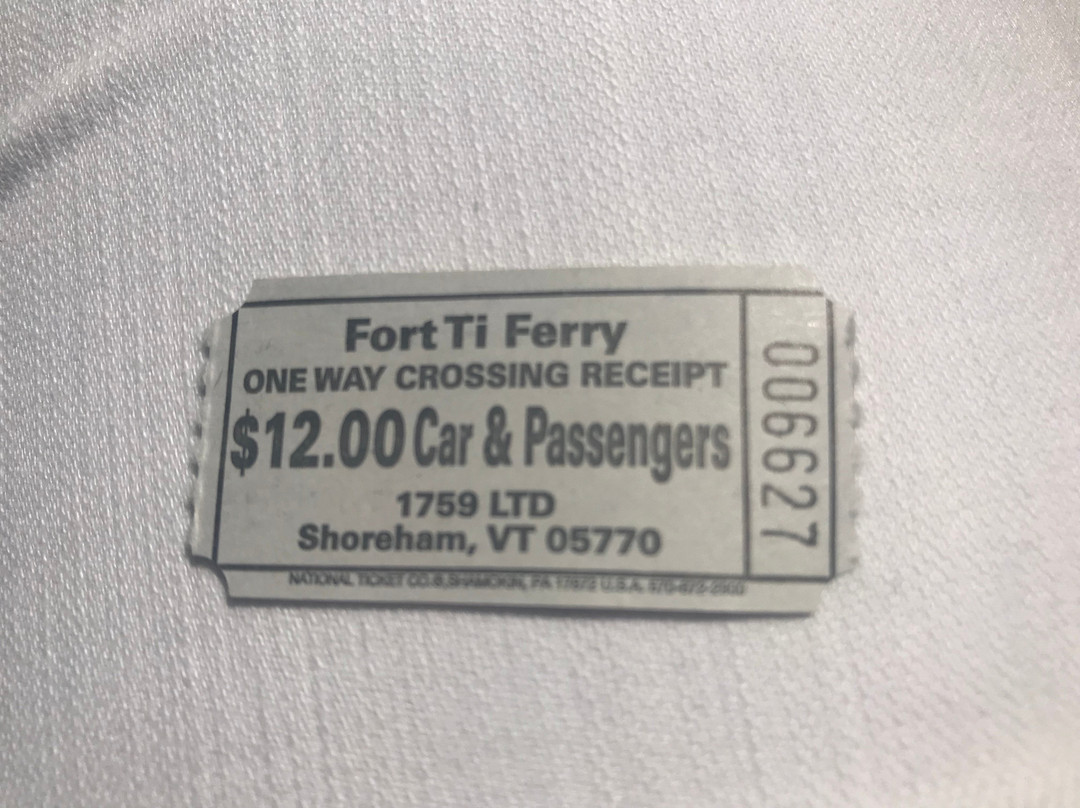 Fort Ticonderoga Ferry-Shoreham必去景点