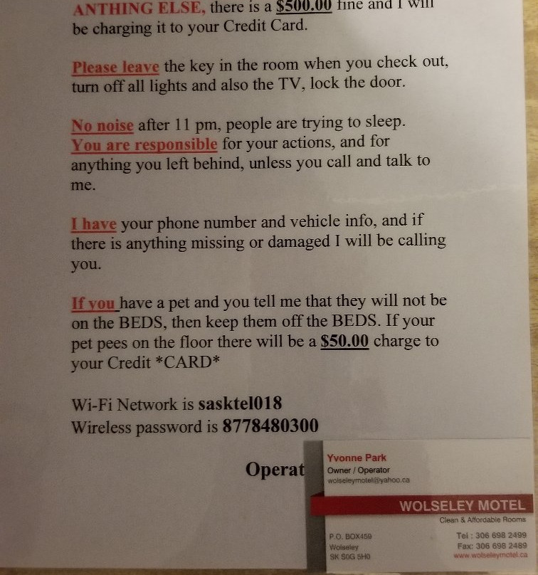 Wolseley Motel主图