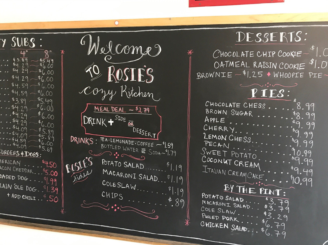 Brookneal餐馆和美食-Rosie's Cozy Kitchen