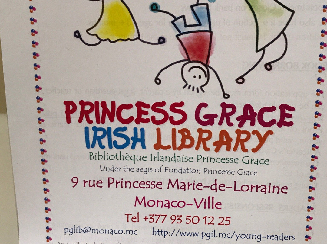 Princess Grace Irish Library-摩纳哥城必去景点