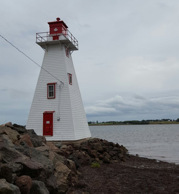 Brighton Beach Range Lighthouses-夏洛特镇必去景点