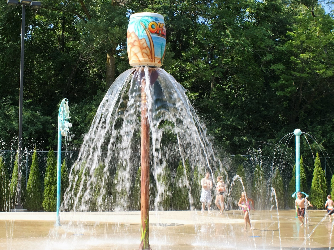 Oasis Splash Pad-密歇根城必去景点