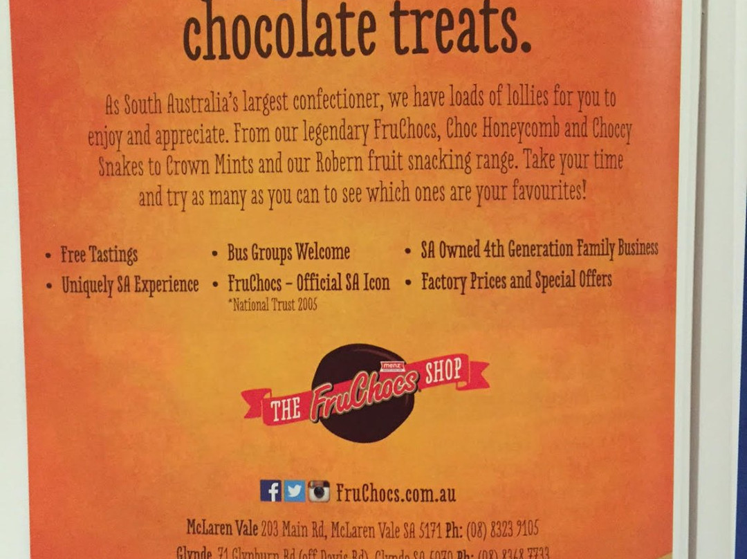 The Menz FruChocs Shop-汉道夫德国村必去景点