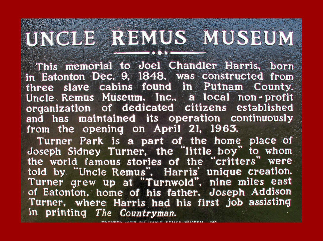 Uncle Remus Museum-Eatonton必去景点