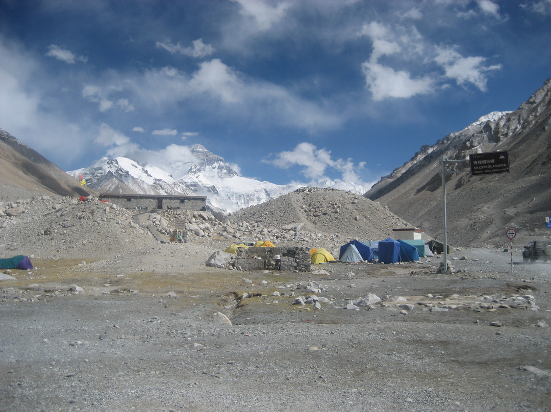 珠穆朗玛峰基地营景点图片