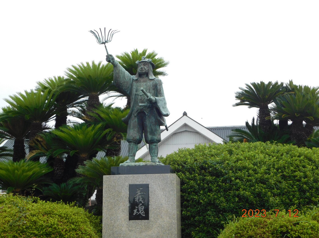 Kuranosuke Oishi Statue-赤穗市必去景点
