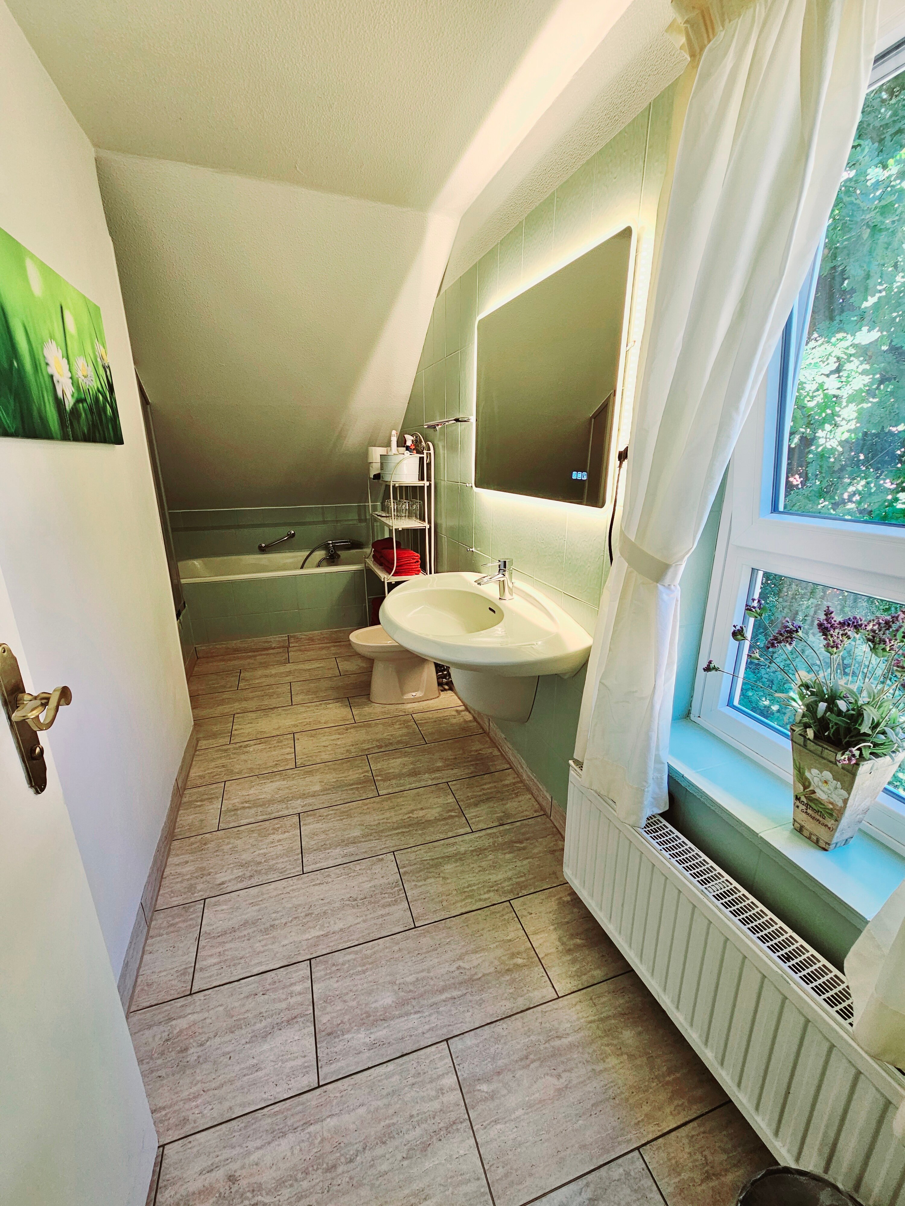 Schifferkrug Hotel & Weinstube-浴室